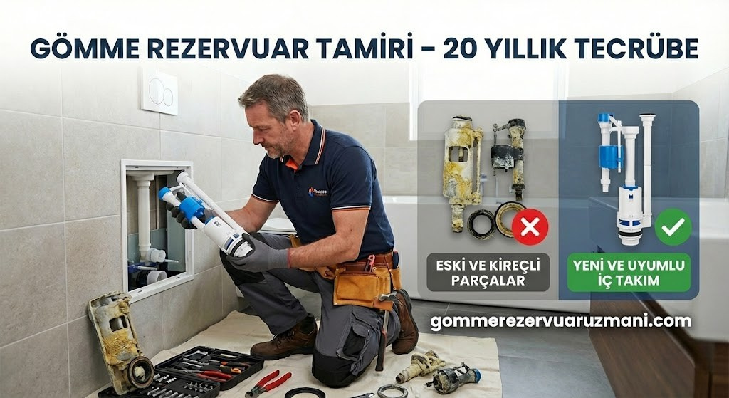 Gömme Rezervuar Tamiri – İç Takım Nasıl Değiştirilmelidir? Blog Yazısı