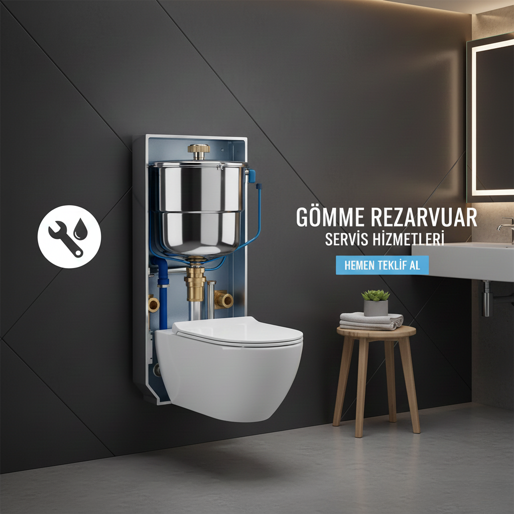 Gömme Rezervuar Buton Değişimi Hizmeti